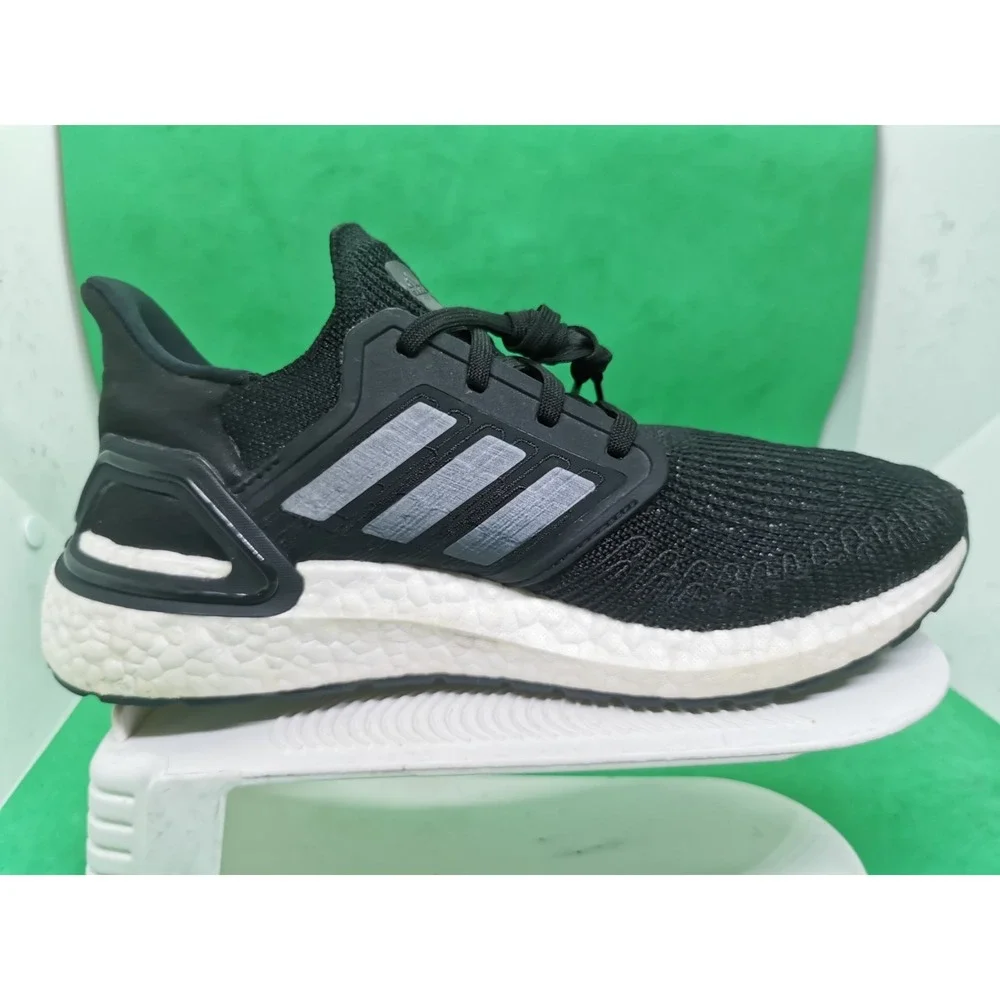 Adidas Ultraboost 20 Womens 8.5 Boost Running Shoes Sneakers White Black FY3457